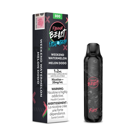 Flavour Beast Fury Disposable - Weekend Watermelon Iced 20mg