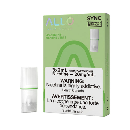 Allo Sync Pods (3 Pack) 20mg - SPEARMINT