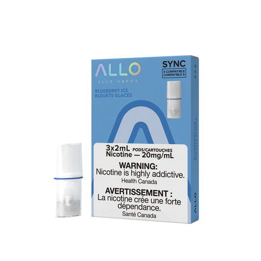 Allo Sync Pods (3 Pack) 20mg - BLUEBERRY ICE