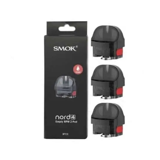 Smok Nord 4 RPM2 Replacement Empty Pods 3/PK 2mL