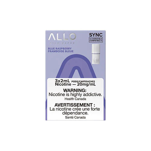 Allo Sync Pods (3 Pack) 20mg - BLUE RASPBERRY